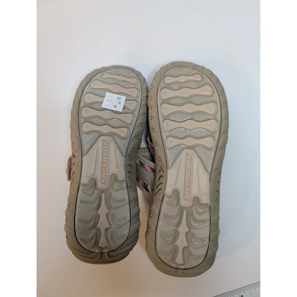 Skechers Outdoor Lifestyle Womens Sandals Beige Pink‎ Adjustable Comfort 7